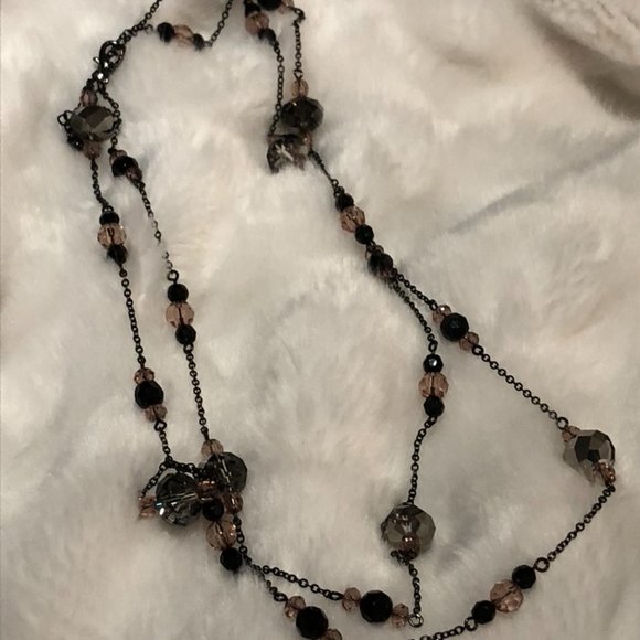 Preppy Black Necklace - Picture 1 of 2